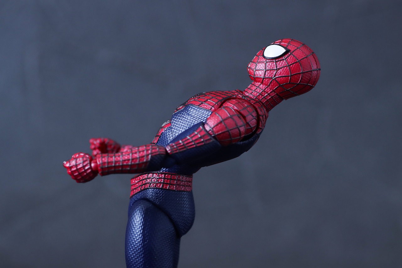 MAFEX　アメイジング・スパイダーマン（The Amazing Spider-Man2）　レビュー　可動範囲