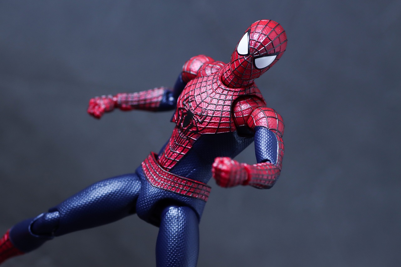 MAFEX　アメイジング・スパイダーマン（The Amazing Spider-Man2）　レビュー　アクション