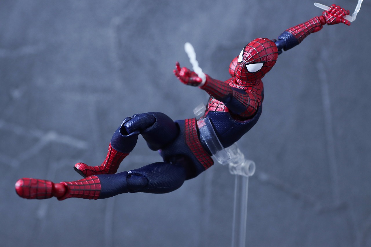 MAFEX　アメイジング・スパイダーマン（The Amazing Spider-Man2）　レビュー　アクション