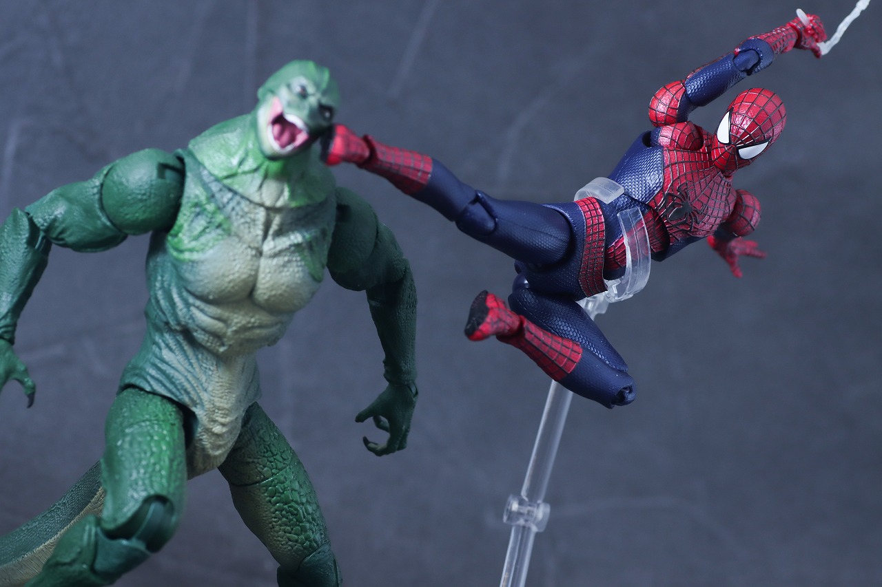 MAFEX　アメイジング・スパイダーマン（The Amazing Spider-Man2）　レビュー　アクション　マーベルレジェンド　リザード
