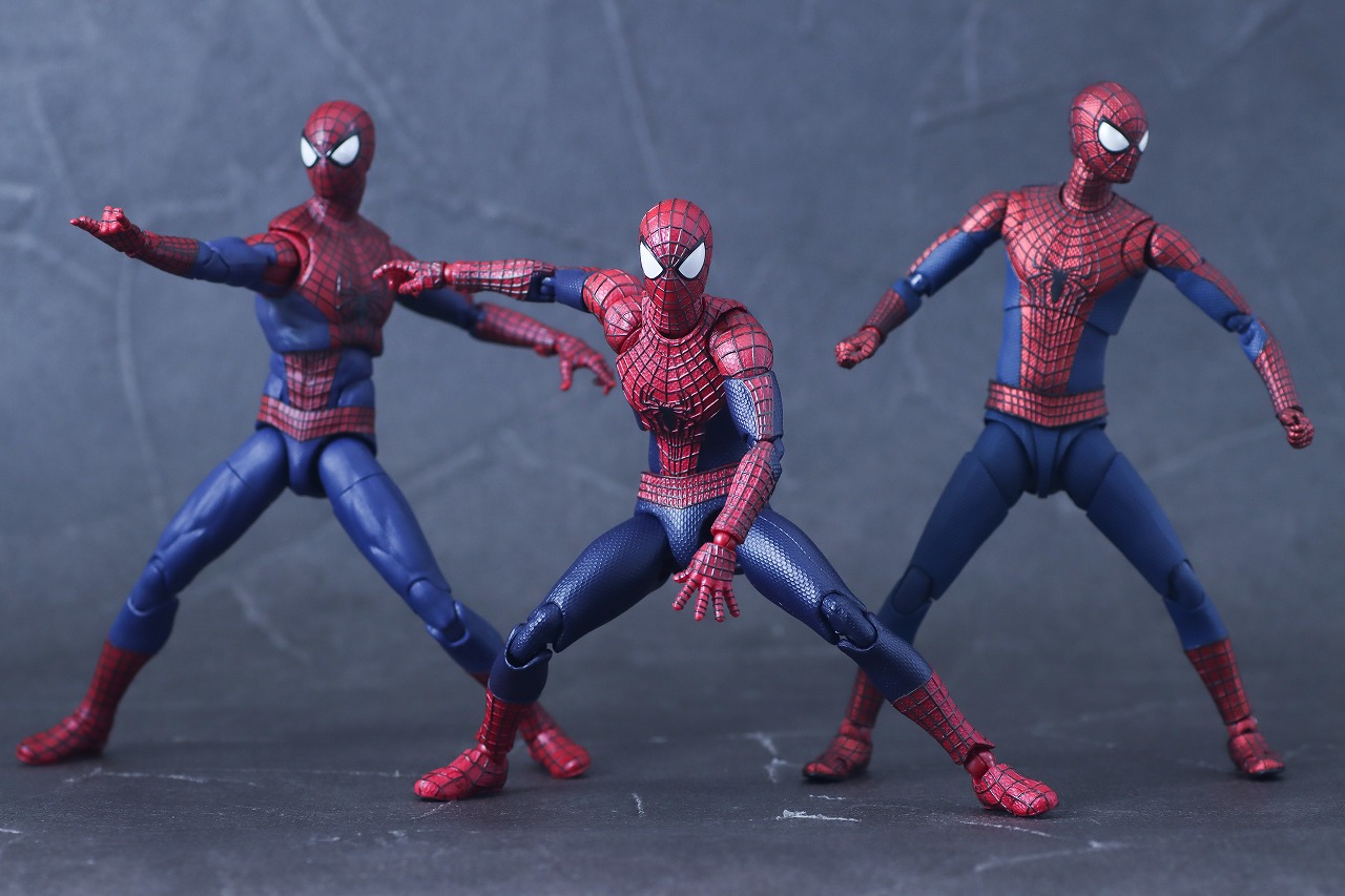 MAFEX　アメイジング・スパイダーマン（The Amazing Spider-Man2）　レビュー　アクション