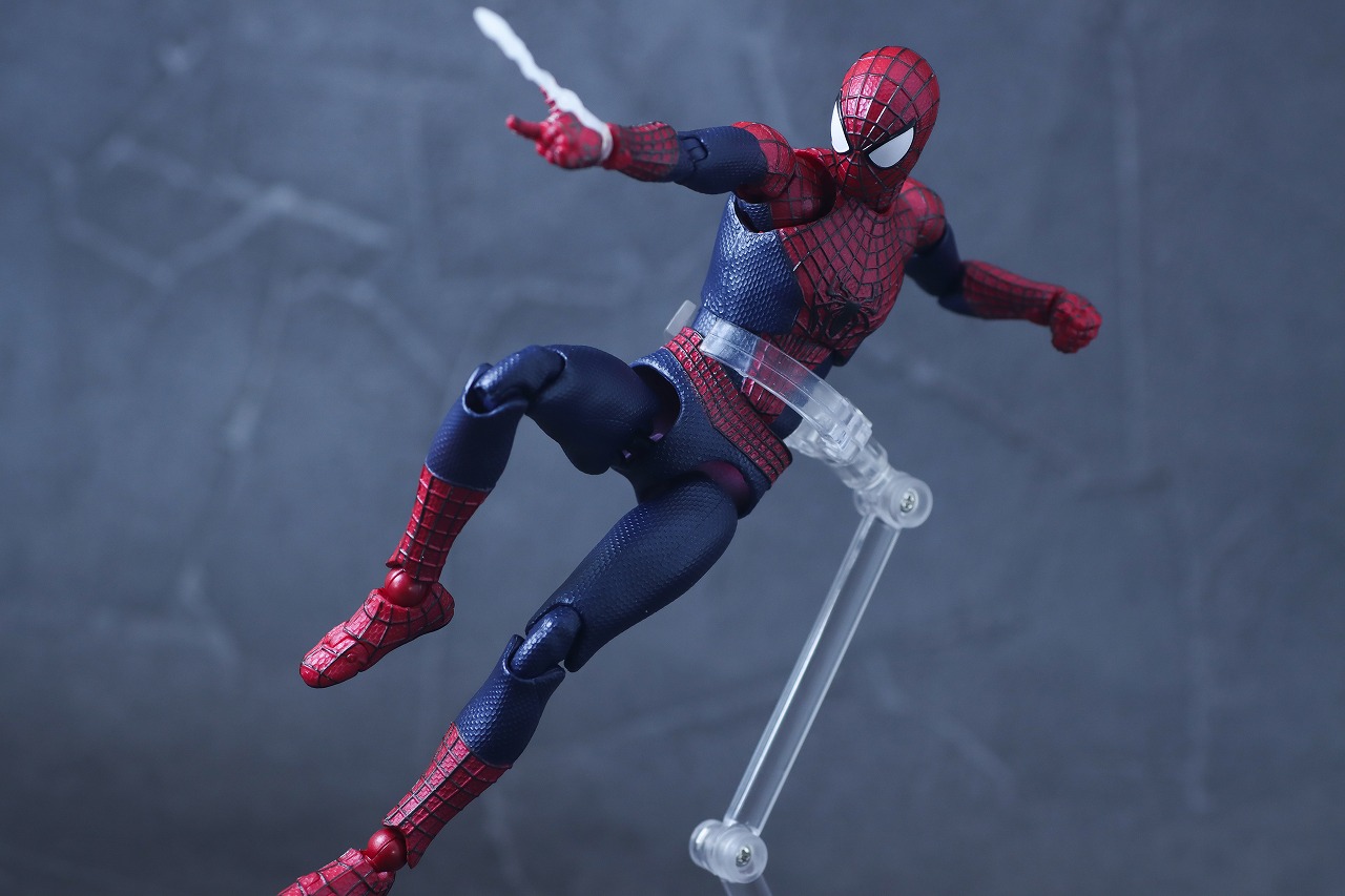 MAFEX　アメイジング・スパイダーマン（The Amazing Spider-Man2）　レビュー　アクション