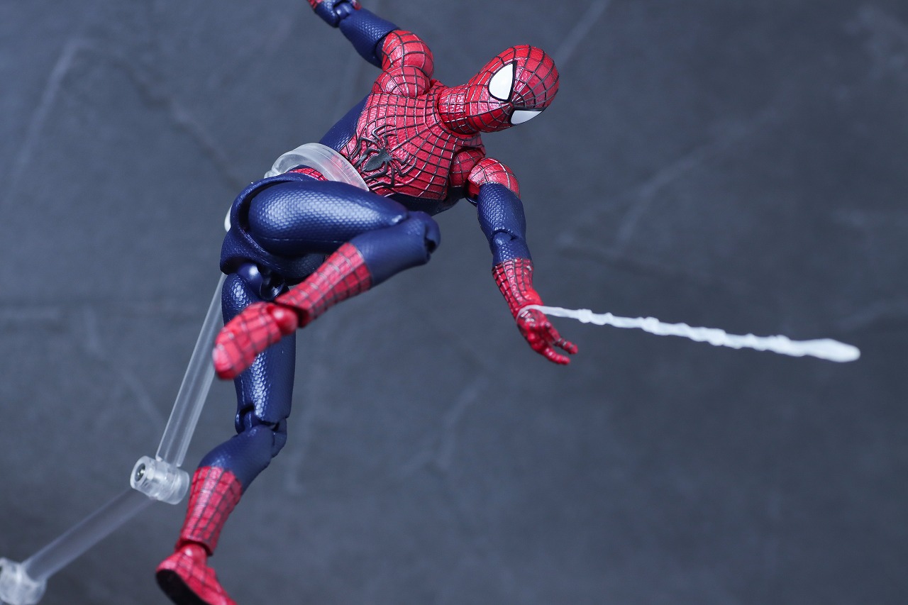 MAFEX　アメイジング・スパイダーマン（The Amazing Spider-Man2）　レビュー　アクション
