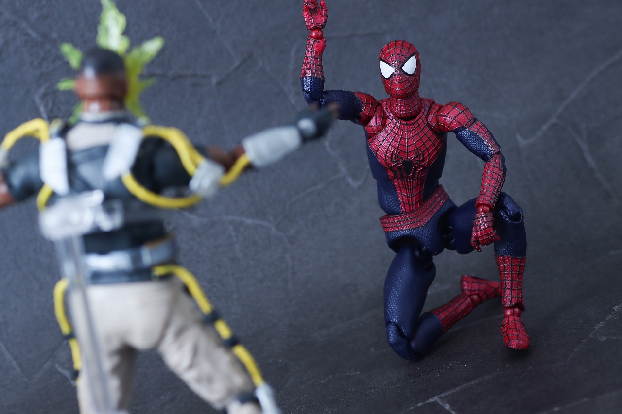 MAFEX　アメイジング・スパイダーマン（The Amazing Spider-Man2）　レビュー　アクション　マーベルレジェンド　エレクトロ