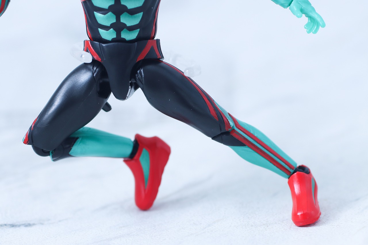 仮面ライダーアクションフィギュア カプセムチェンジコレクション　仮面ライダーゼッツ フィジカムセット　レビュー　可動範囲