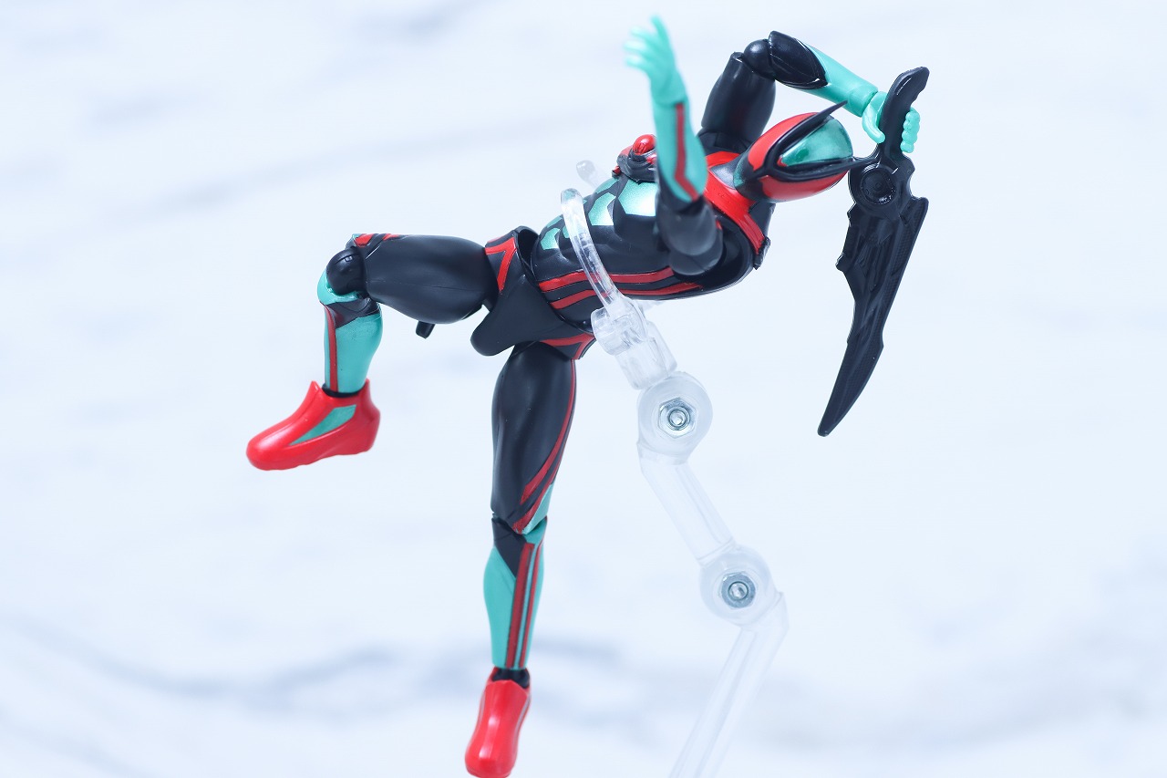 仮面ライダーアクションフィギュア カプセムチェンジコレクション　仮面ライダーゼッツ フィジカムセット　レビュー　アクション