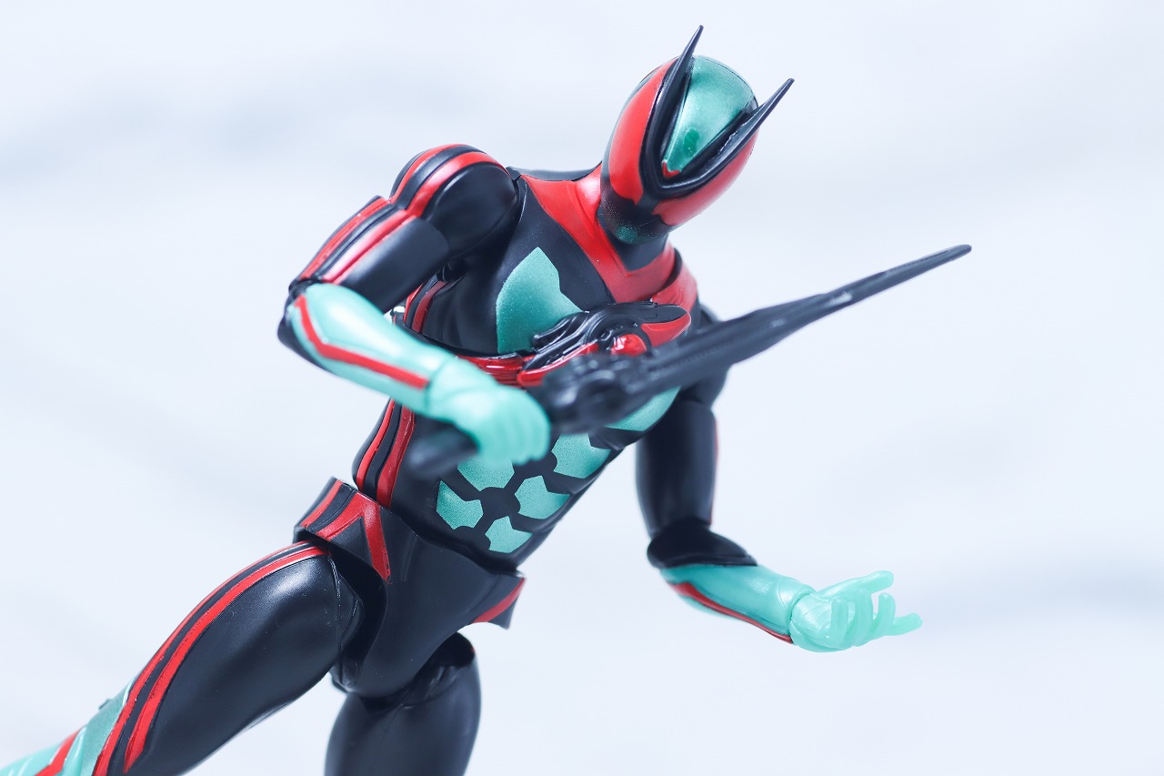 仮面ライダーアクションフィギュア カプセムチェンジコレクション　仮面ライダーゼッツ フィジカムセット　レビュー　アクション