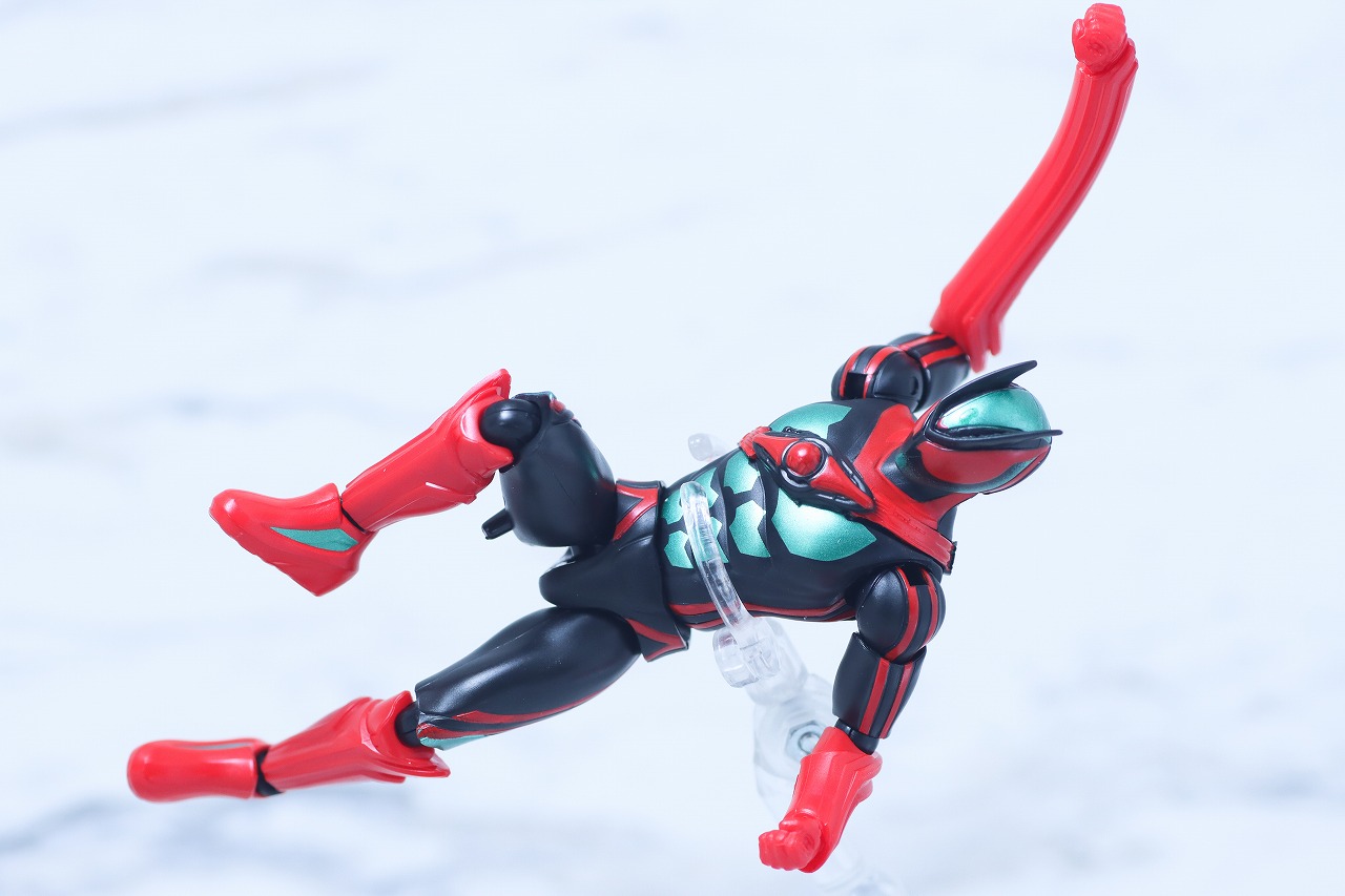 仮面ライダーアクションフィギュア カプセムチェンジコレクション　仮面ライダーゼッツ フィジカムセット　レビュー　アクション　フィジカムトランスフォーム