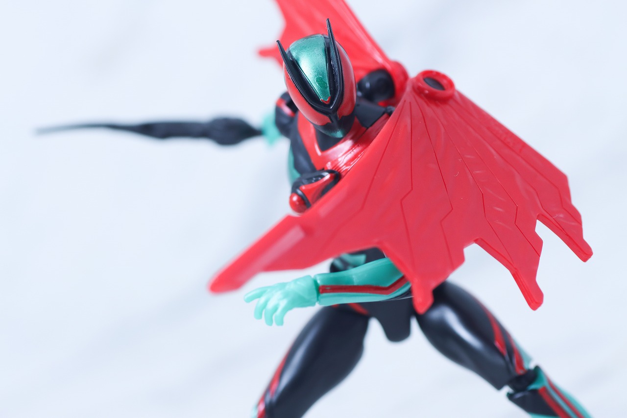 仮面ライダーアクションフィギュア カプセムチェンジコレクション　仮面ライダーゼッツ フィジカムセット　レビュー　アクション　フィジカムウイング