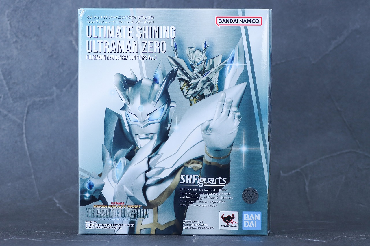 S.H.フィギュアーツ　ウルティメイトシャイニングウルトラマンゼロ ニュージェネ スターズVer.　レビュー　パッケージ