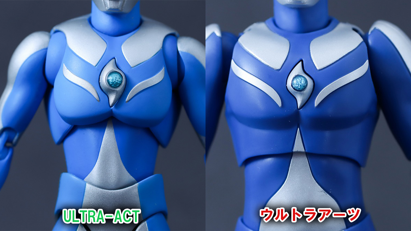 S.H.フィギュアーツ　ウルトラマンコスモス ルナモード　レビュー　ULTRA-ACT　比較