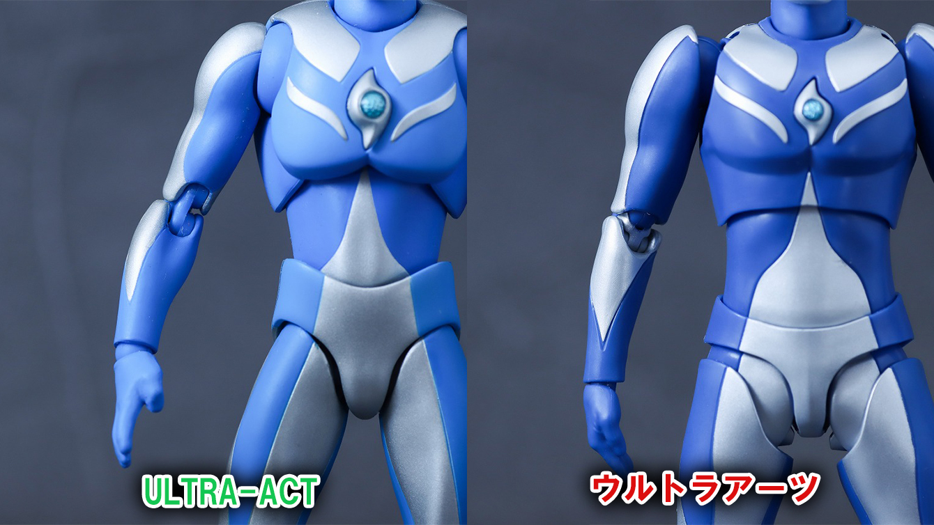 S.H.フィギュアーツ　ウルトラマンコスモス ルナモード　レビュー　ULTRA-ACT　比較