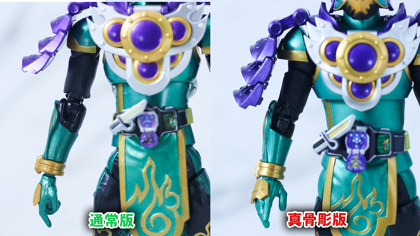 S.H.フィギュアーツ 真骨彫製法　仮面ライダー龍玄 ブドウアームズ　レビュー　通常版　比較