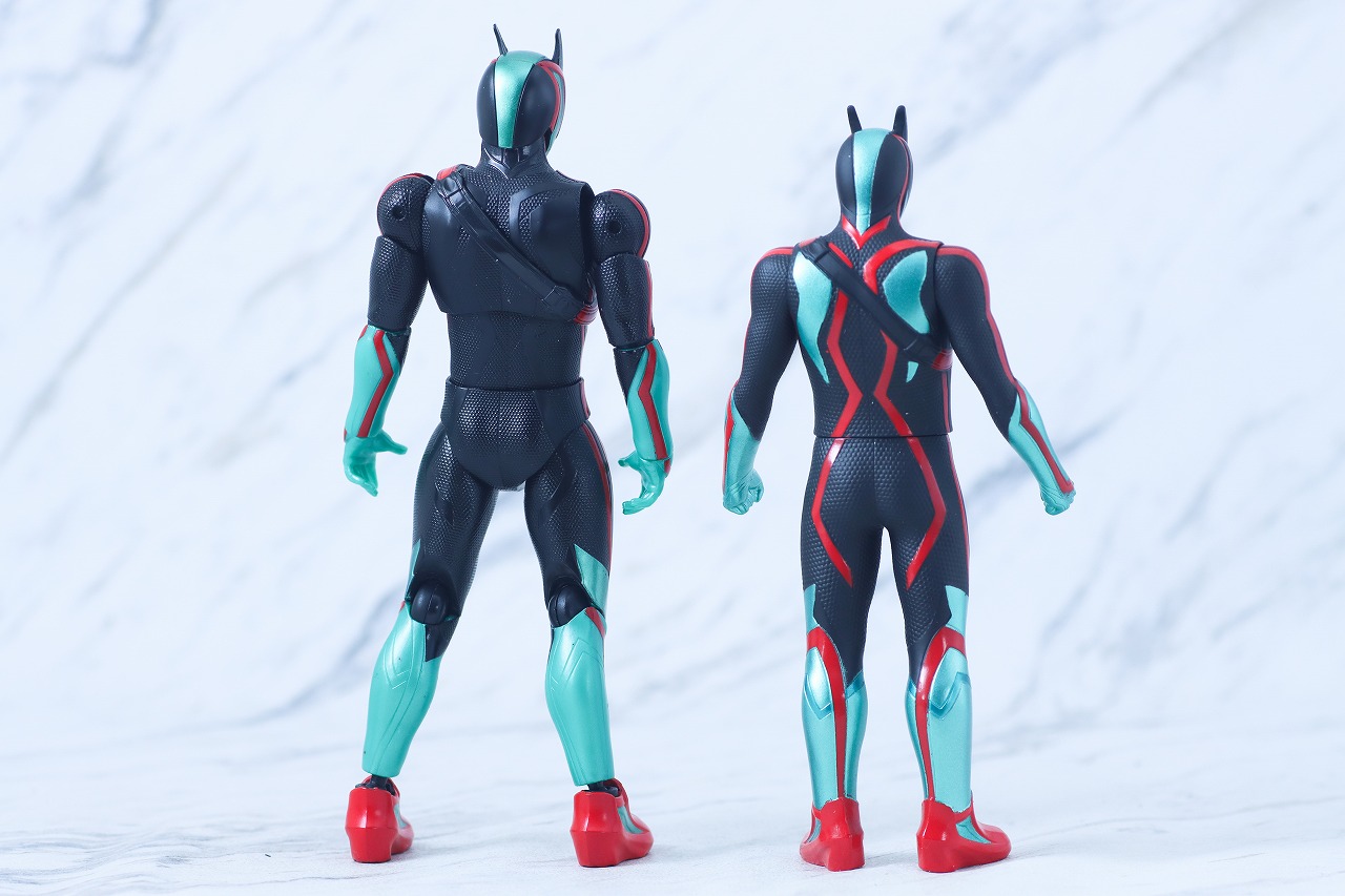 ライダーヒーローシリーズ　仮面ライダーゼッツ フィジカムインパクト 重塗装ver.　レビュー　本体　仮面ライダーアクションフィギュア　比較