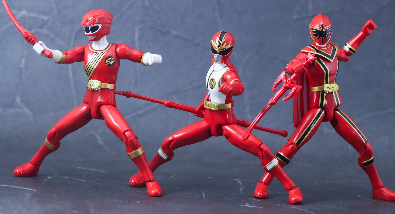 アクションヒーロー　リュウレンジャー　レビュー　アクション　ガオレッド　マジレッド