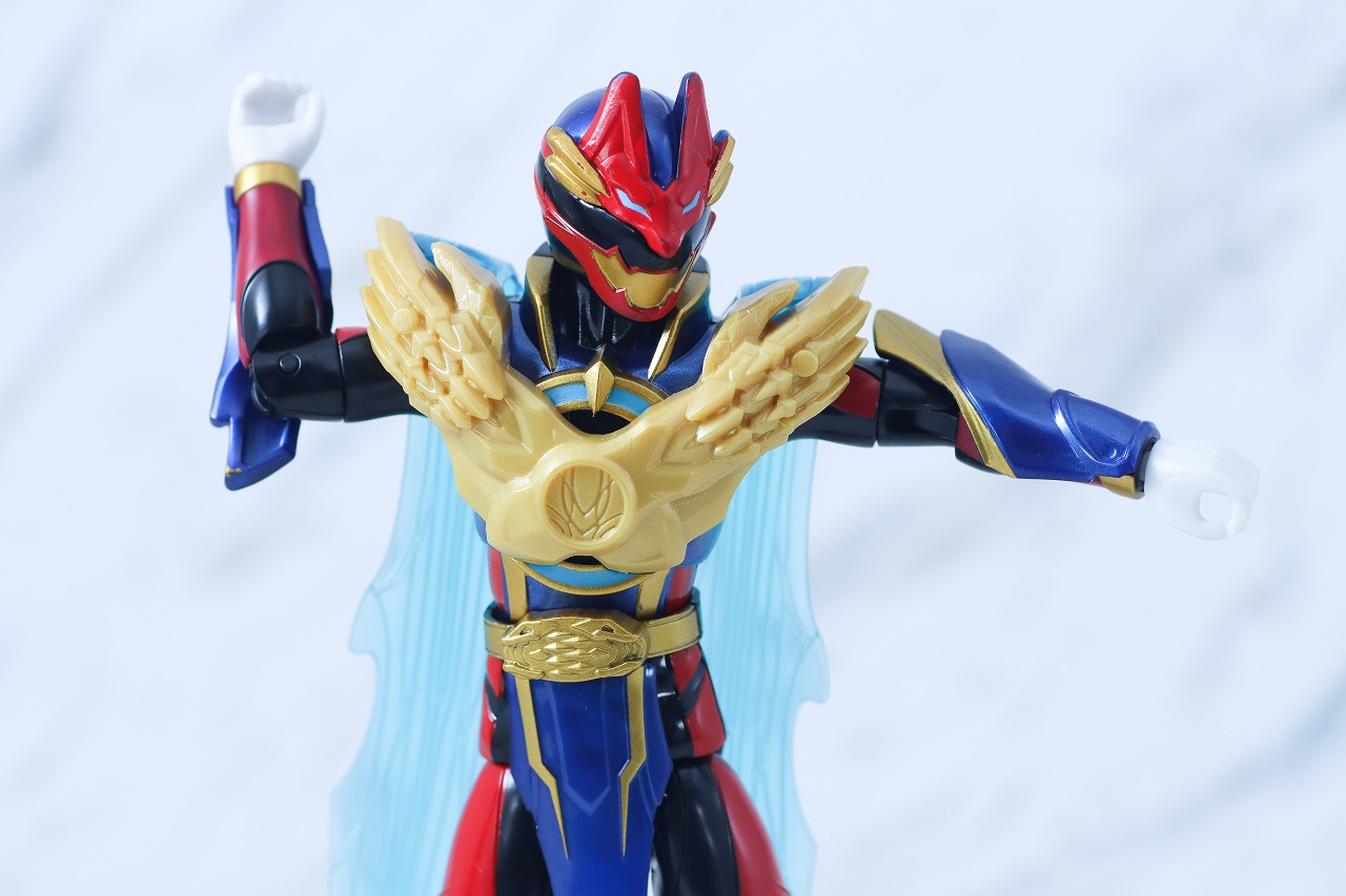 アクションヒーロー　テガソードゴジュウウルフ　レビュー　可動範囲