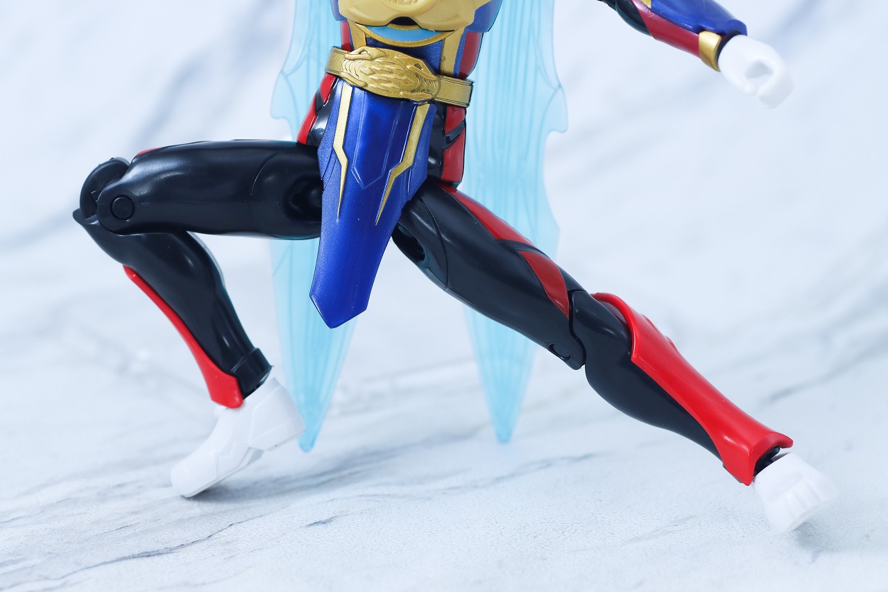 アクションヒーロー　テガソードゴジュウウルフ　レビュー　可動範囲