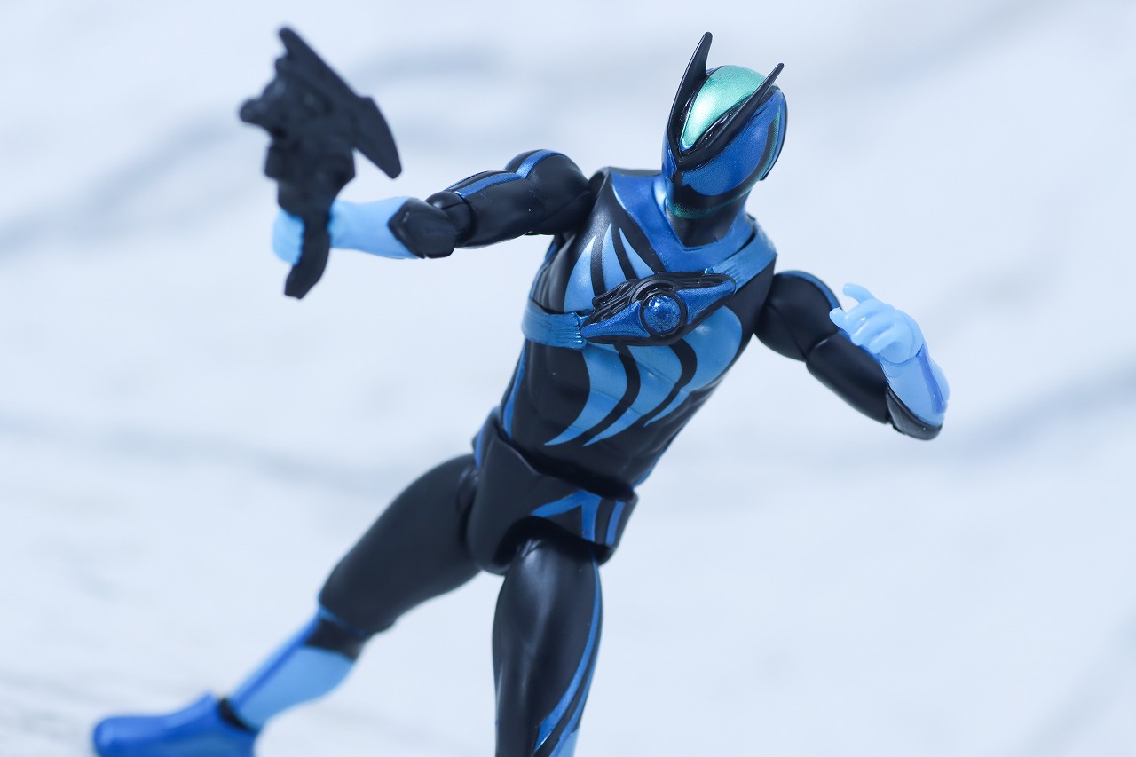 仮面ライダーアクションフィギュア カプセムチェンジコレクション　仮面ライダーゼッツ テクノロムセット　レビュー　アクション