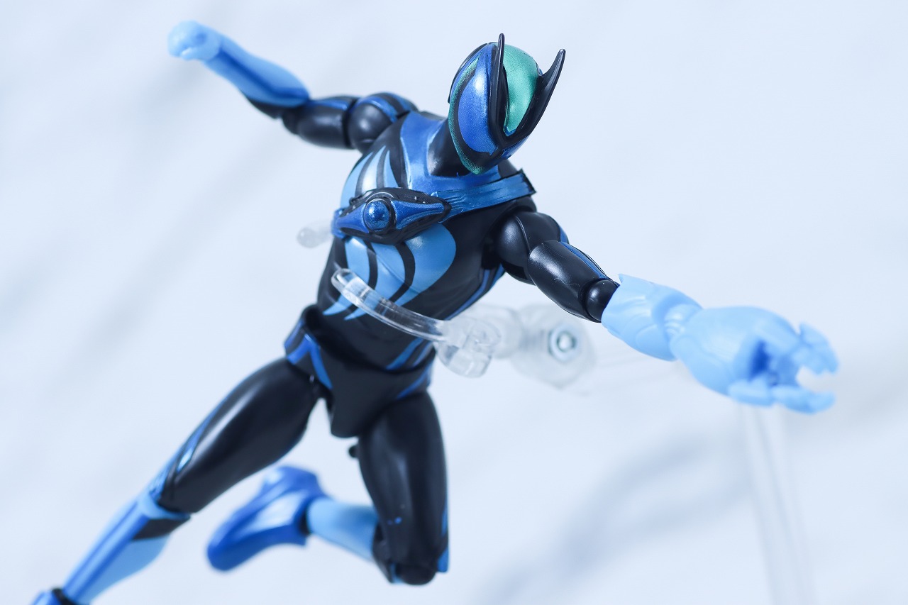 仮面ライダーアクションフィギュア カプセムチェンジコレクション　仮面ライダーゼッツ テクノロムセット　レビュー　アクション