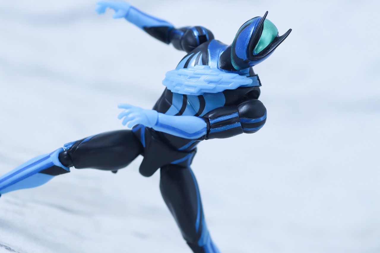 仮面ライダーアクションフィギュア カプセムチェンジコレクション　仮面ライダーゼッツ テクノロムセット　レビュー　アクション