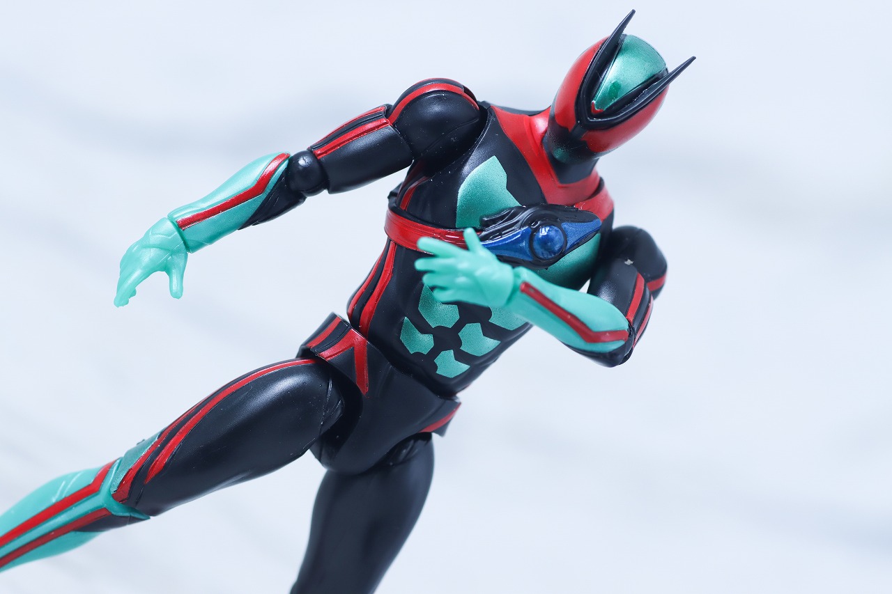 仮面ライダーアクションフィギュア カプセムチェンジコレクション　仮面ライダーゼッツ テクノロムセット　レビュー　アクション