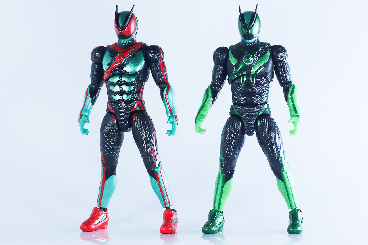 仮面ライダーアクションフィギュア　仮面ライダーゼッツ エスプリムリカバリー　レビュー　本体　フィジカムインパクト　比較