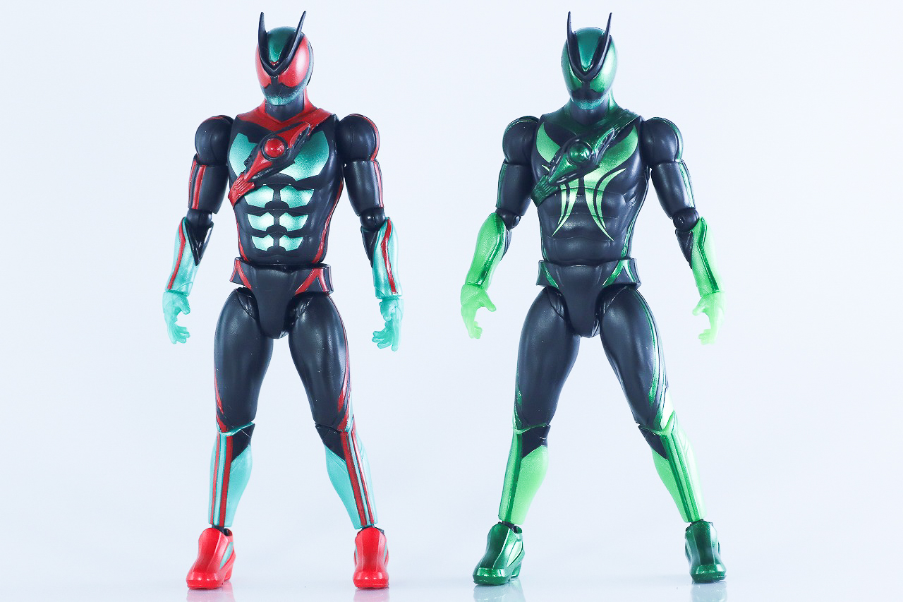 仮面ライダーアクションフィギュア カプセムチェンジコレクション　仮面ライダーゼッツ エスプリムセット　レビュー　本体　フィジカムインパクト　比較