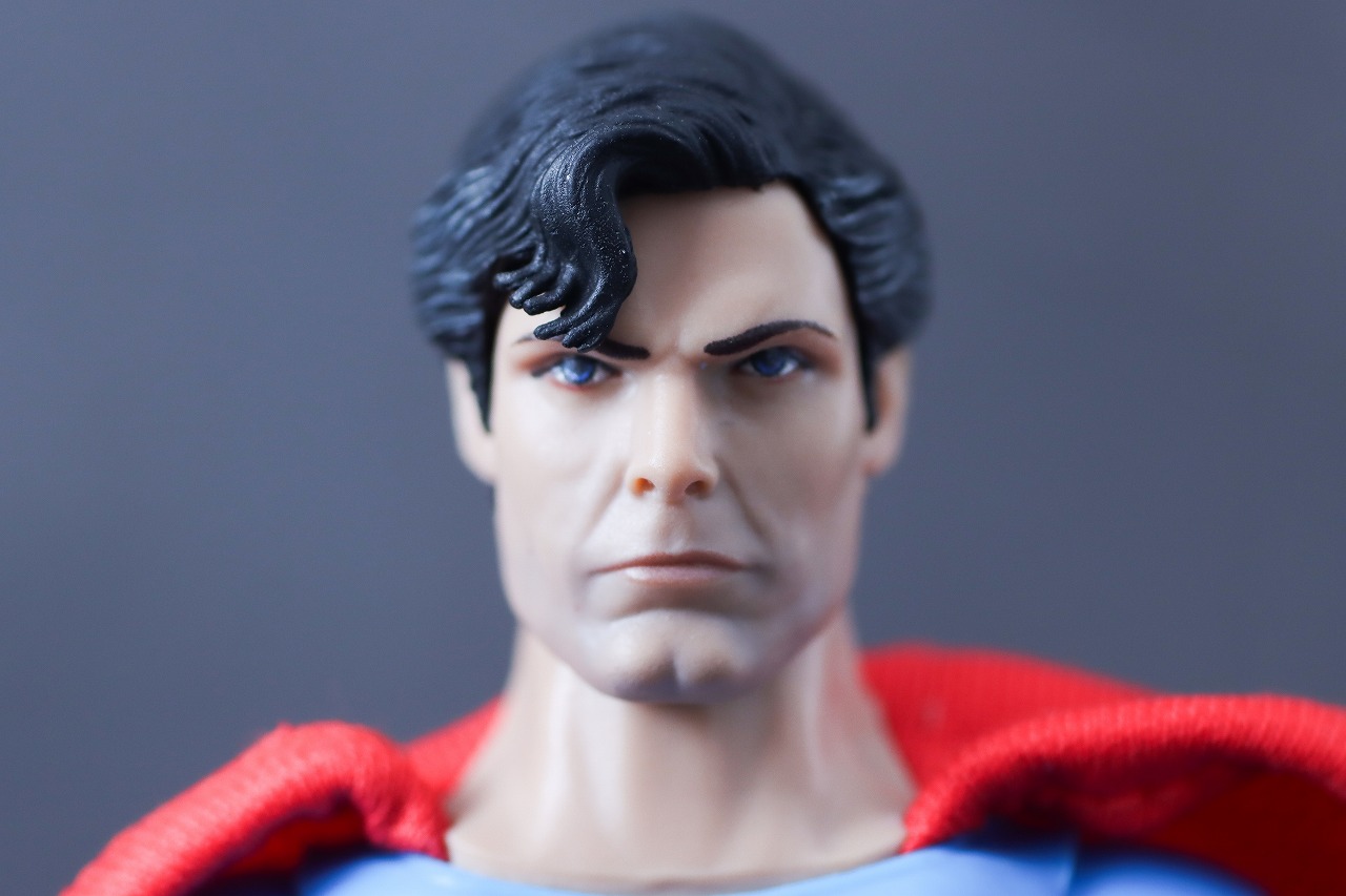 DCマルチバース　スーパーマン（1978）　レビュー　付属品　差し替えヘッド