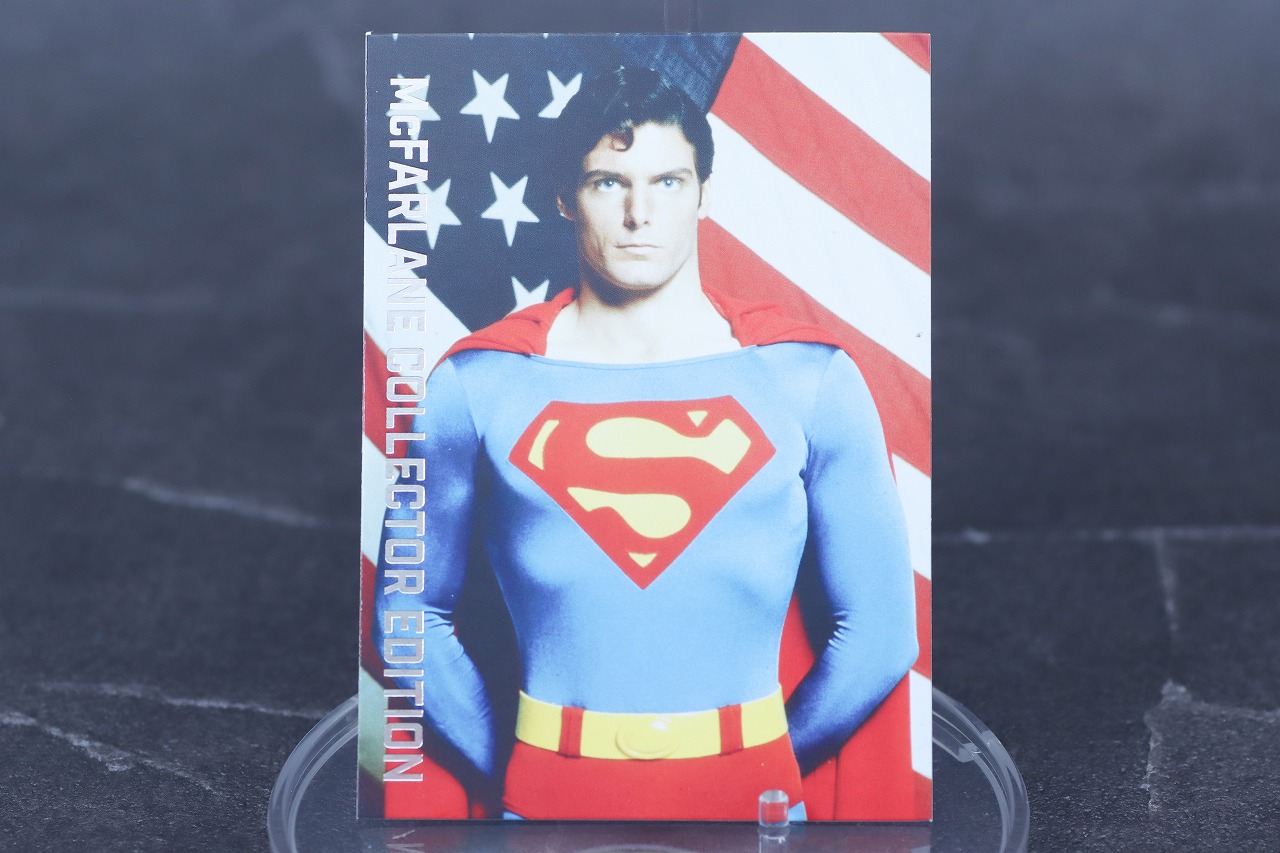 DCマルチバース　スーパーマン（1978）　レビュー　付属品　カード