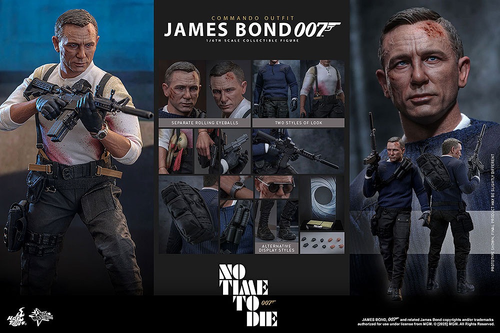 ホットトイズ新作！『007／ノー・タイム・トゥ・ダイ』クライマックス時のジェームズ・ボンドが25年8月発売！