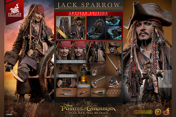 ホットトイズ ムービー・マスターピース DX アルチザン ジャック・スパロウ