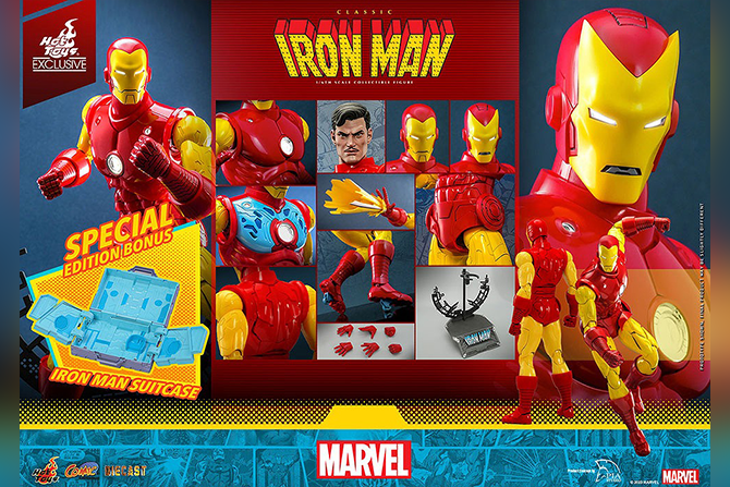 コミック・マスターピース アイアンマン（クラシック版） ボーナスアクセサリー付き