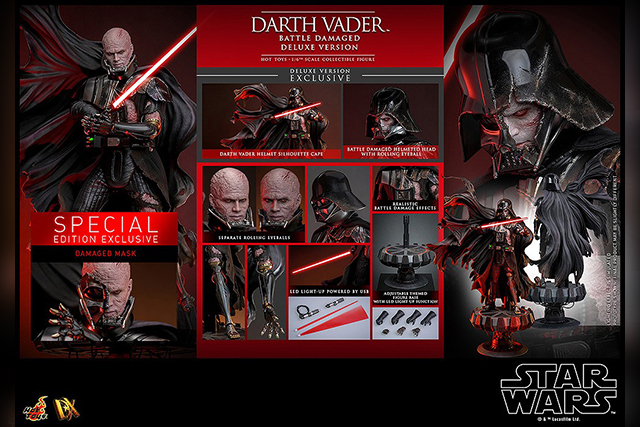 ムービー・マスターピース DX ダース・ベイダー（バトルダメージ） ボーナスアクセサリー付き