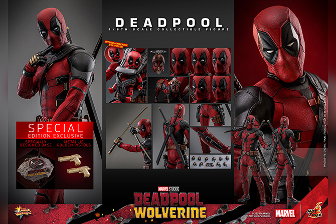 ホットトイズ ムービー・マスターピース デッドプール（『デッドプール＆ウルヴァリン』） ボーナスアクセサリー付き