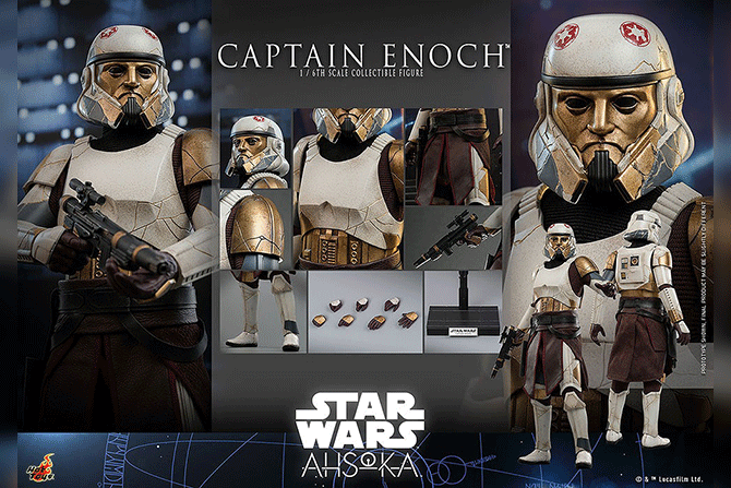 ホットトイズ新作！『アソーカ』からイノック隊長が25年4月に発売！特徴的なメットも再現