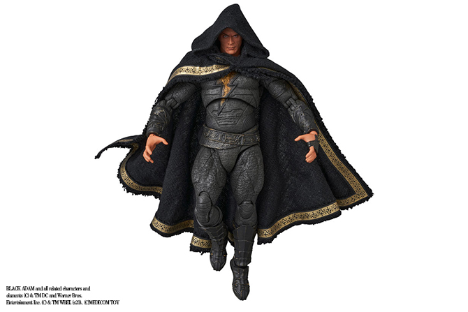 MAFEX新作！ブラックアダムが25年2月に発売！ケープやエフェクトも付属