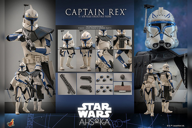 ホットトイズ新作！『アソーカ』よりキャプテン・レックスが25年5月発売！2タイプのアーマー再現も