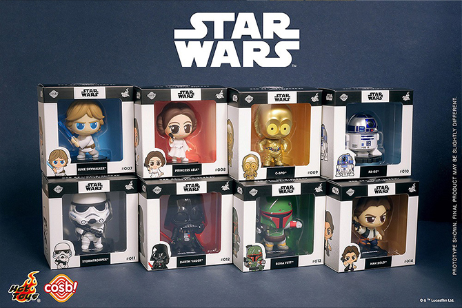 コスビ新作！『スター・ウォーズ』シリーズが発売！ ー ルークやダース・ベイダー、ボバなど全8種