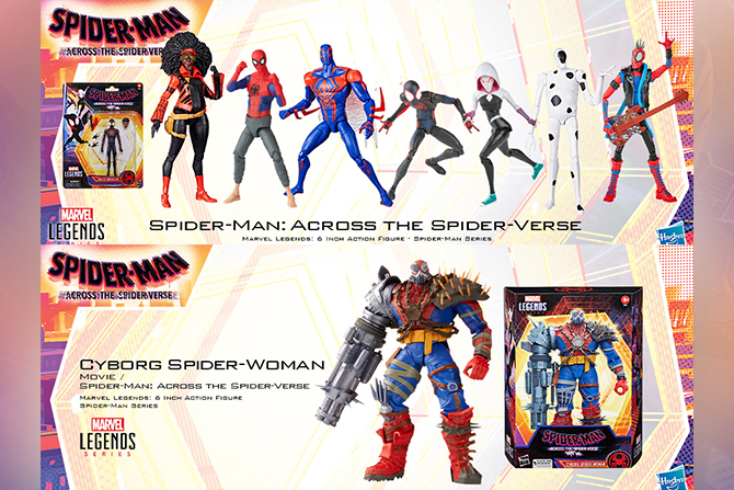 マーベルレジェンド『スパイダーマン：アクロス・ザ・スパイダーバース』シリーズがトイサピで発売 ー 後日単体販売も