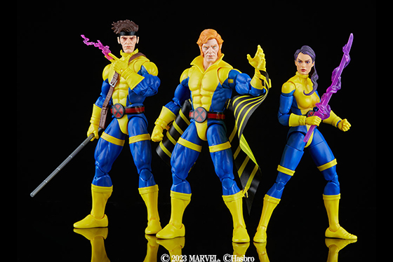 マーベルレジェンド ガンビット＆サイロック＆バンシー X-MEN60周年シリーズ