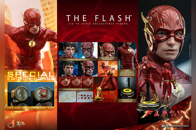 ホットトイズ新作！『ザ・フラッシュ』よりフラッシュが25年4月発売！トイサピ限定にはシグネットリング付属