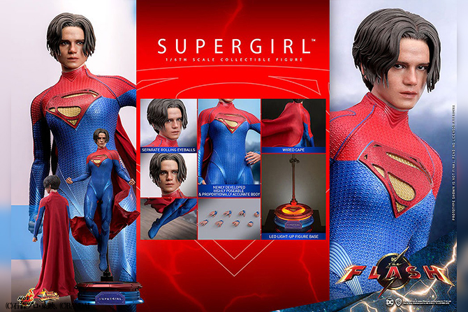 ホットトイズ新作！『ザ・フラッシュ』スーパーガールが25年1月に発売！眼球可動＆ライトアップも
