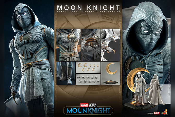 ホットトイズ新作！ドラマ『ムーンナイト』が2023年7月に発売！三日月型のバックボードも！