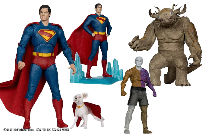 DCマルチバース新作！『スーパーマン』からスーパーマン・メタモルフォ・カイジュウなどが25年6月発売！