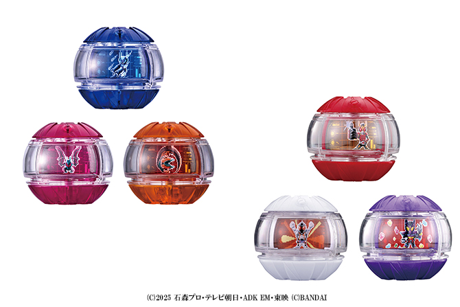 『仮面ライダーゼッツ』DXライダーカプセムセット01＆レジェンドライダーカプセムセット01が25年9月発売！