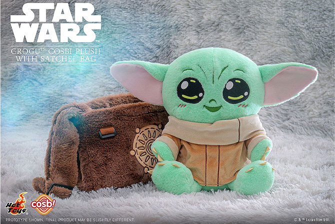 ホットトイズ・ZAKKA コスビ・等身大ぬいぐるみ　『スター・ウォーズ／グローグー：キューテスト・イン・ザ・ギャラクシー』グローグー（キャリーバッグ付き）