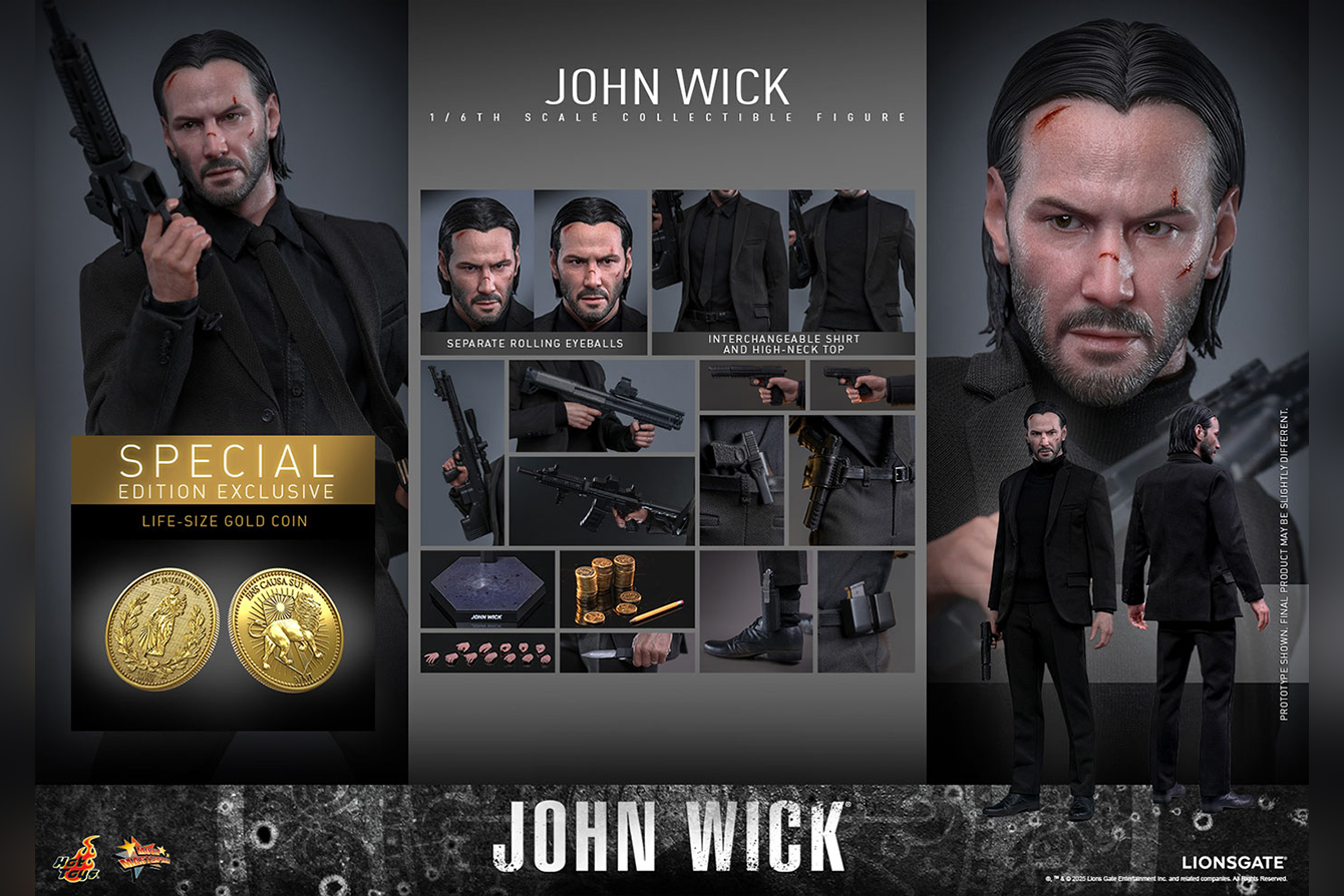 ホットトイズ　ムービー・マスターピース　ジョン・ウィック ボーナスアクセサリー付き
