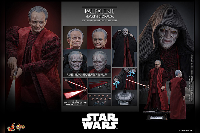 ホットトイズ新作！『スター・ウォーズ シスの復讐』パルパティーン／ダース・シディアスが26年7月発売！