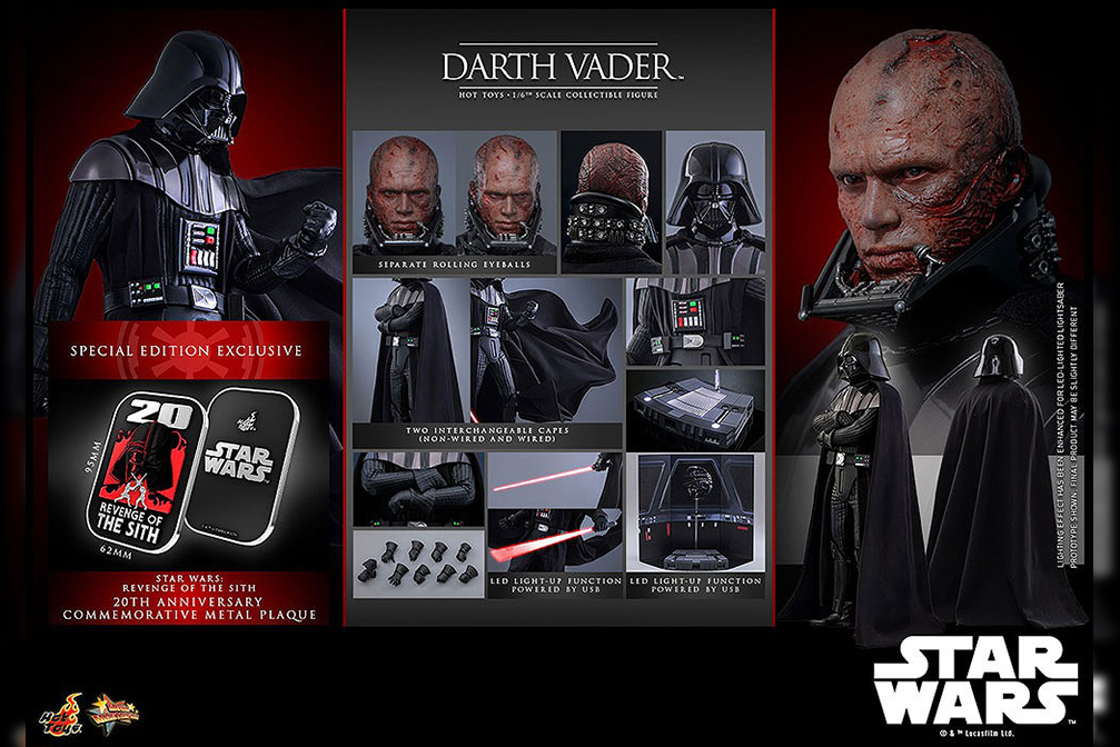 ホットトイズ　ムービー・マスターピース　ダース・ベイダー（『スター・ウォーズ／シスの復讐』）