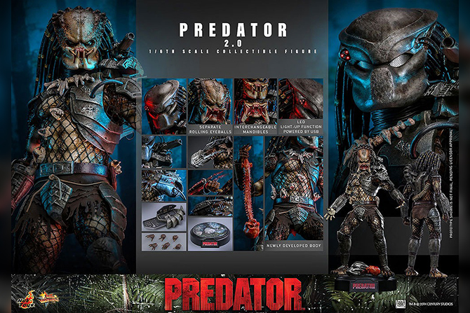 ホットトイズ新作！『プレデター』版プレデター 2.0が26年8月発売！トイサピ限定版にはボーナスアクセサリーも
